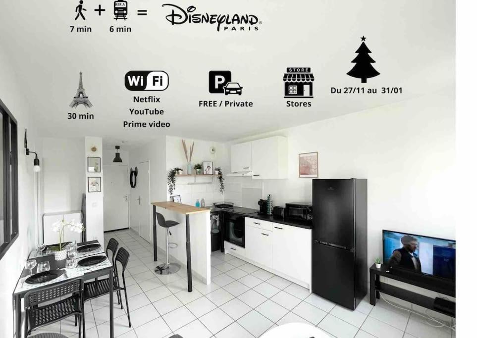 Mickey'S House - Apartments 4 Persons - 10 Min Disneyland Paris 布西圣乔治 外观 照片
