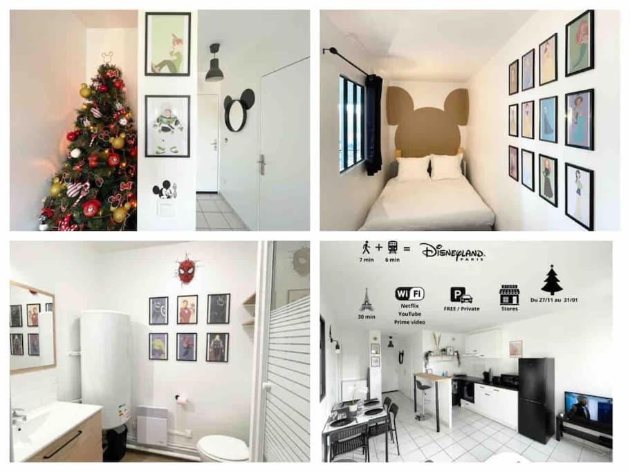 Mickey'S House - Apartments 4 Persons - 10 Min Disneyland Paris 布西圣乔治 外观 照片